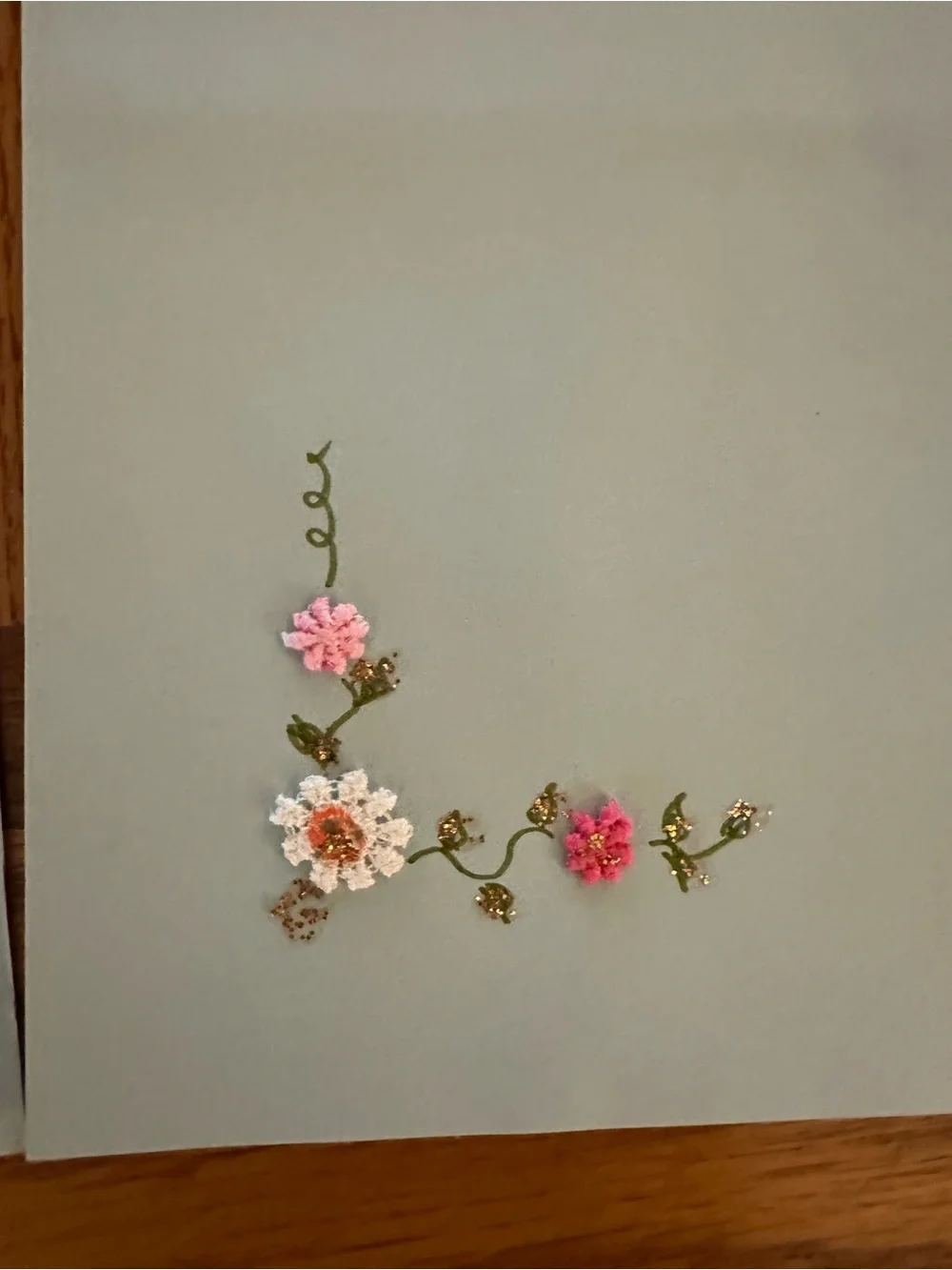 1 set of Vintage hand painted and crafted stationery set with 12 unique designs